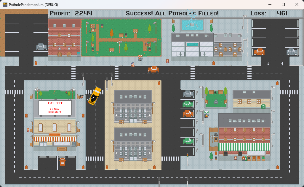 Pothole Pandemonium Screenshot